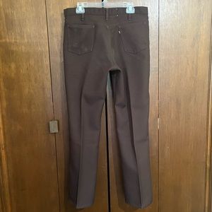 Levi’s Black and Gold Tab Polyester Mens Polyester Pants  35Wx32L Dress Jeans